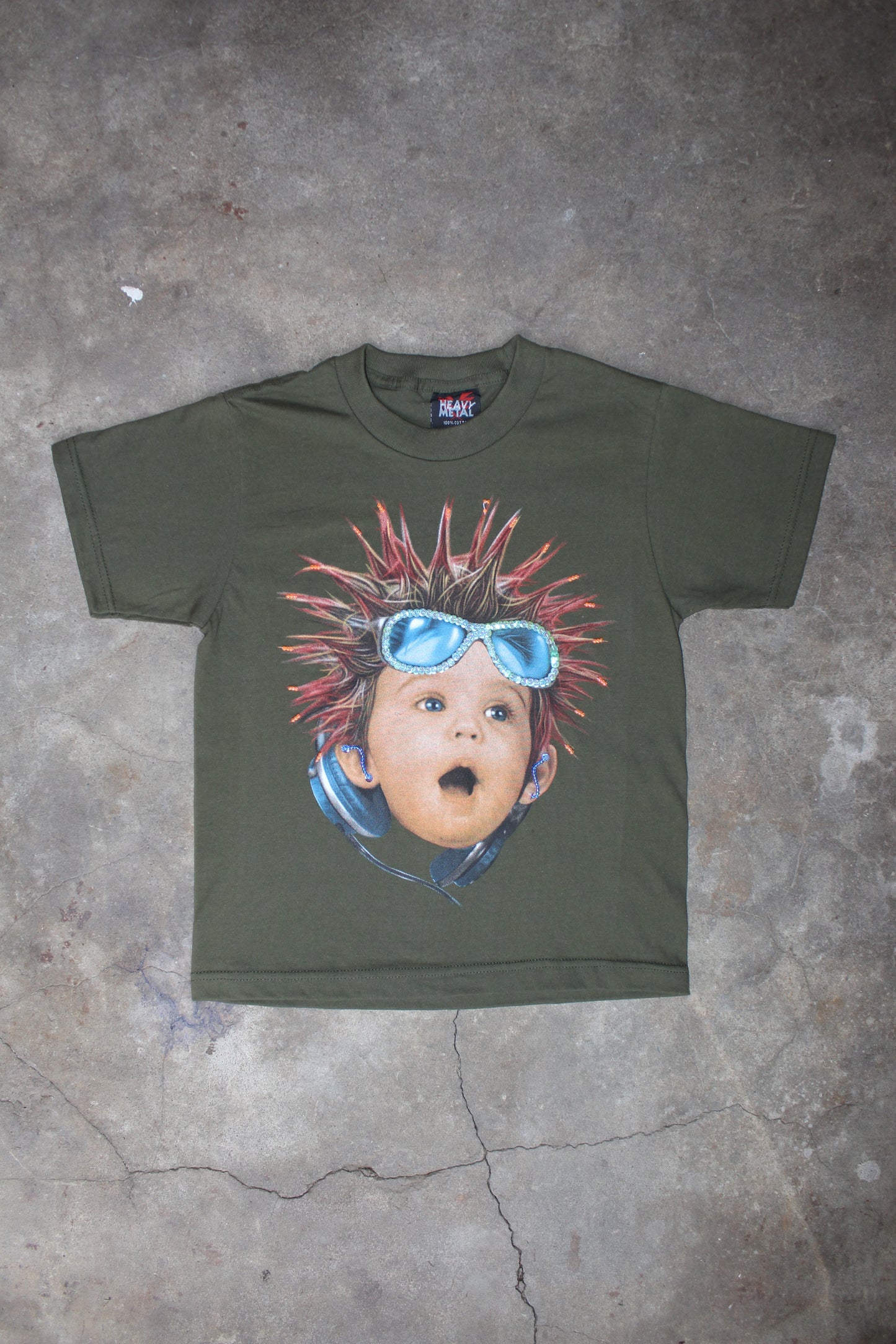 HEAVY METAL GRAPHIC BABY TEE