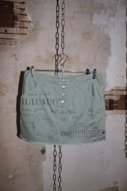 OLD BETTY'S STENCIL MINI SKIRT