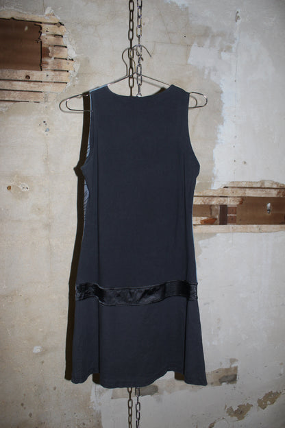 EURO LABEL GRAPHIC MINI DRESS