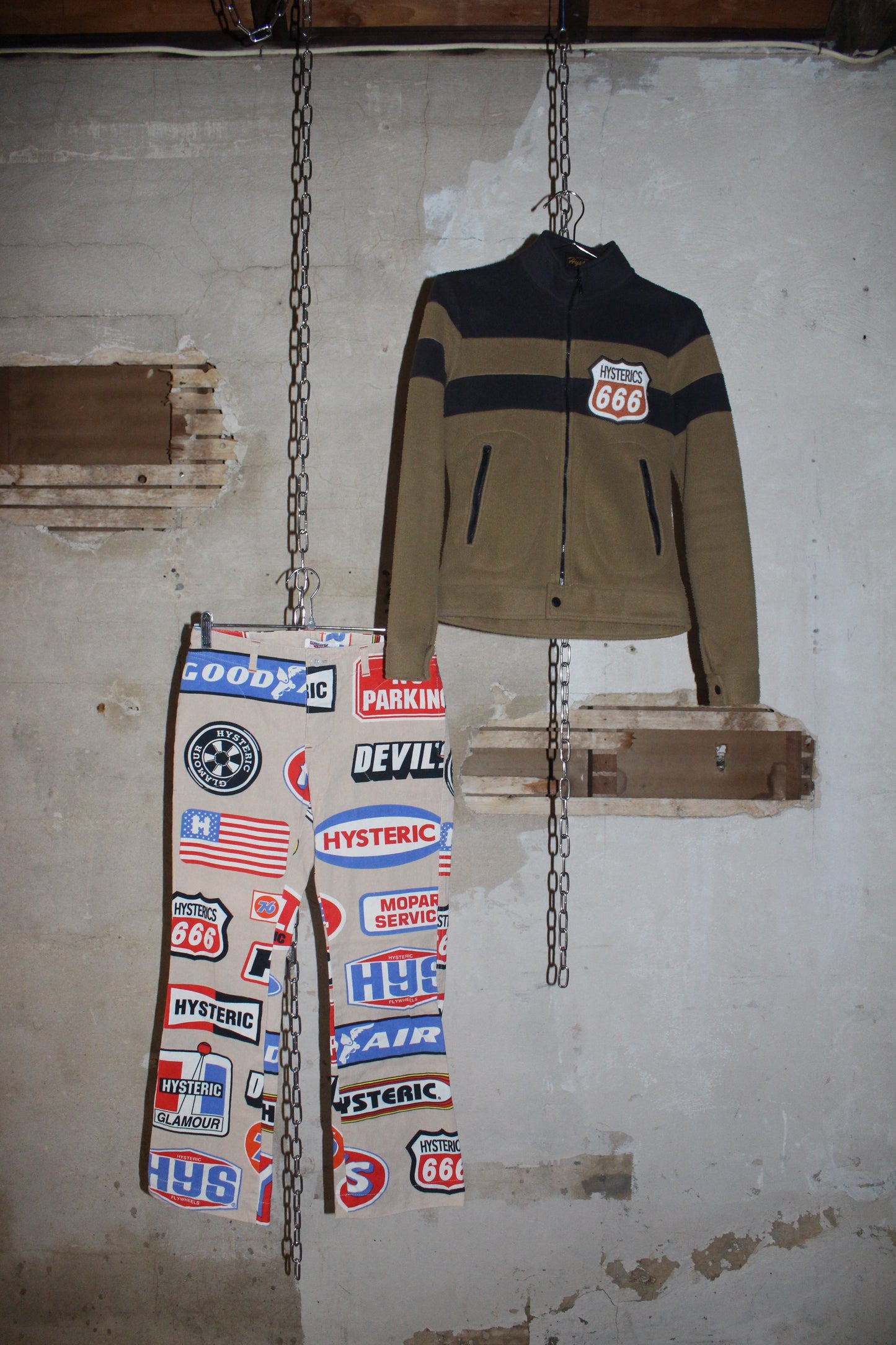 HYSTERIC GLAMOUR FLEECE JACKET