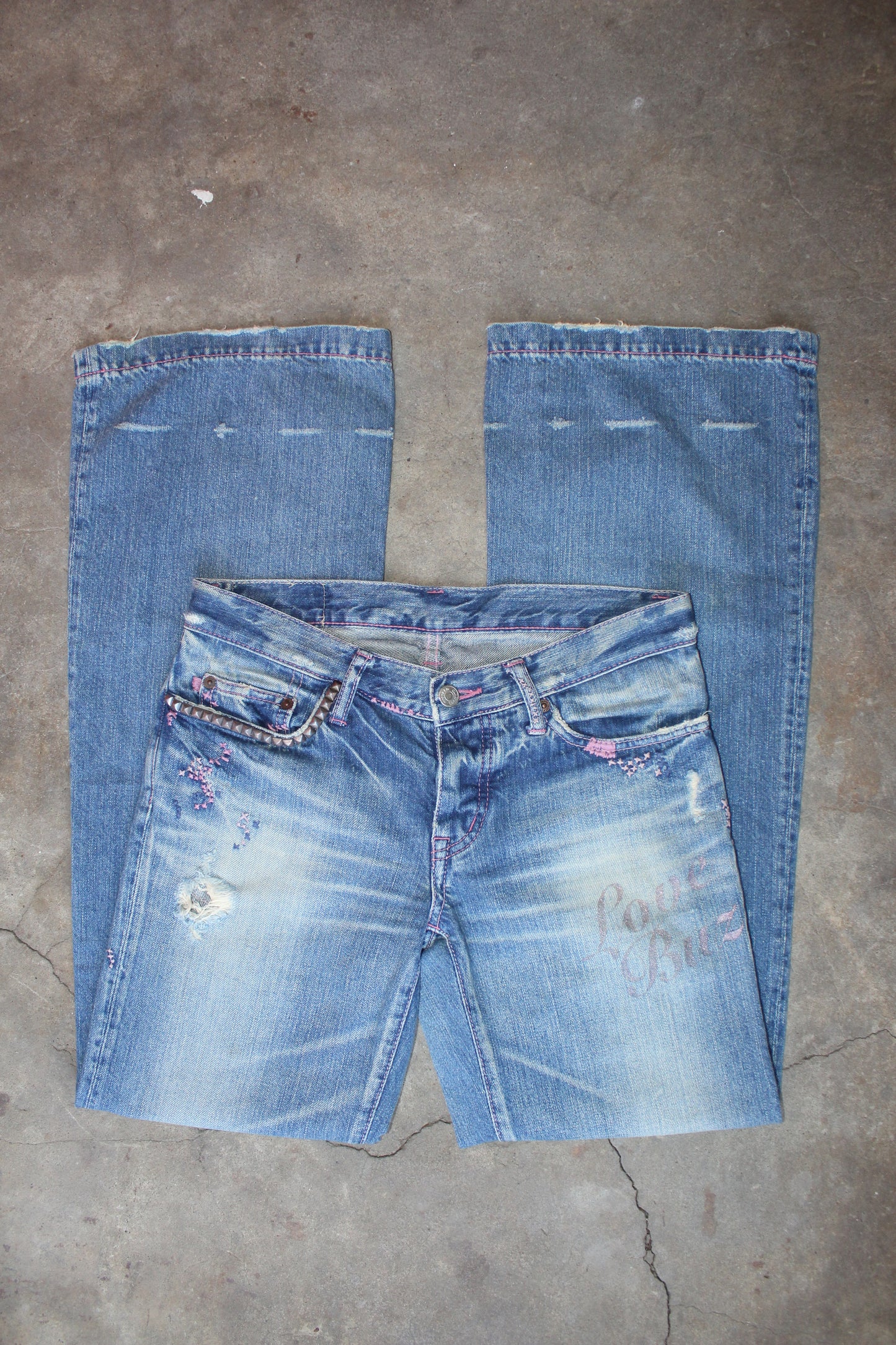 HYSTERIC GLAMOUR BOOTCUT JEANS