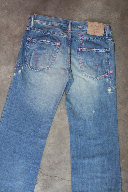 HYSTERIC GLAMOUR BOOTCUT JEANS