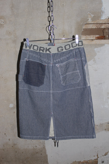 OLD BETTY'S PINSTRIPE MIDI SKIRT