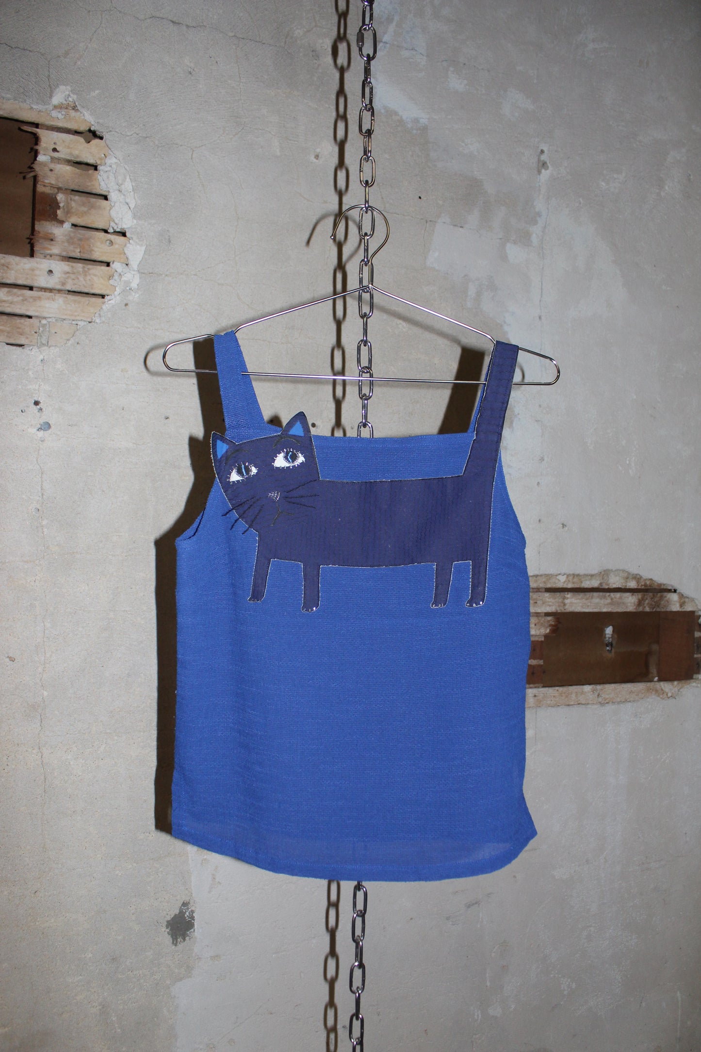 JAPANESE LABEL CAT PATCH TOP