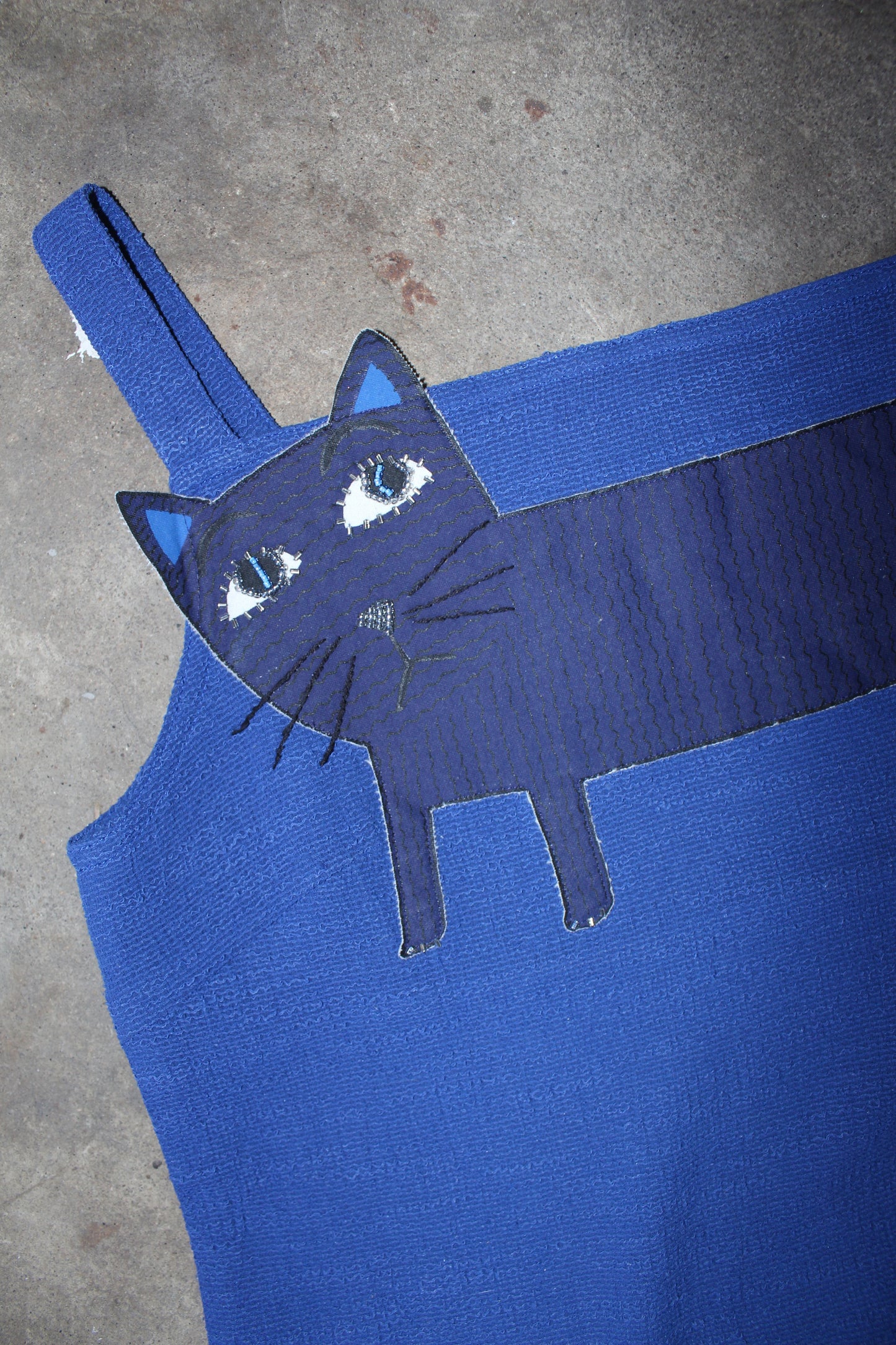 JAPANESE LABEL CAT PATCH TOP