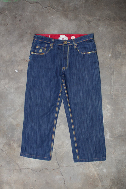 JAPANESE LABEL EMBROIDERED JEANS