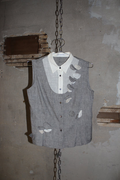 IO COMME IO SLEEVELESS BLOUSE