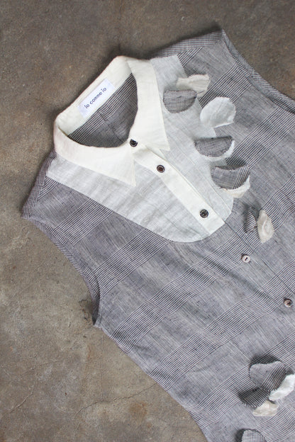 IO COMME IO SLEEVELESS BLOUSE