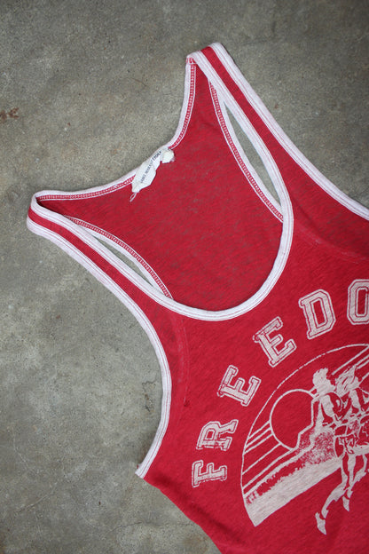 ISABEL MARANT ETOILE RED TANK TOP