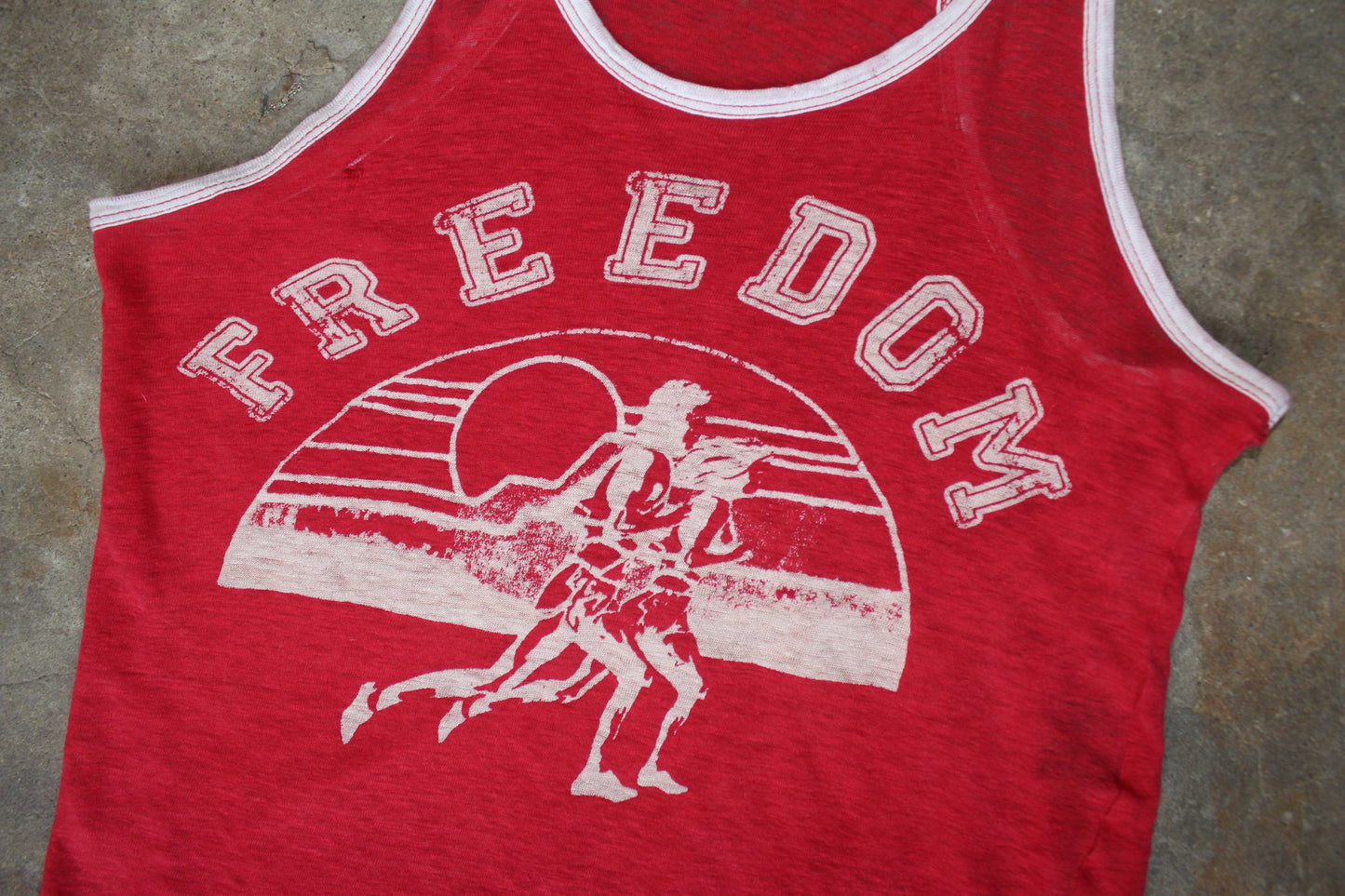 ISABEL MARANT ETOILE RED TANK TOP