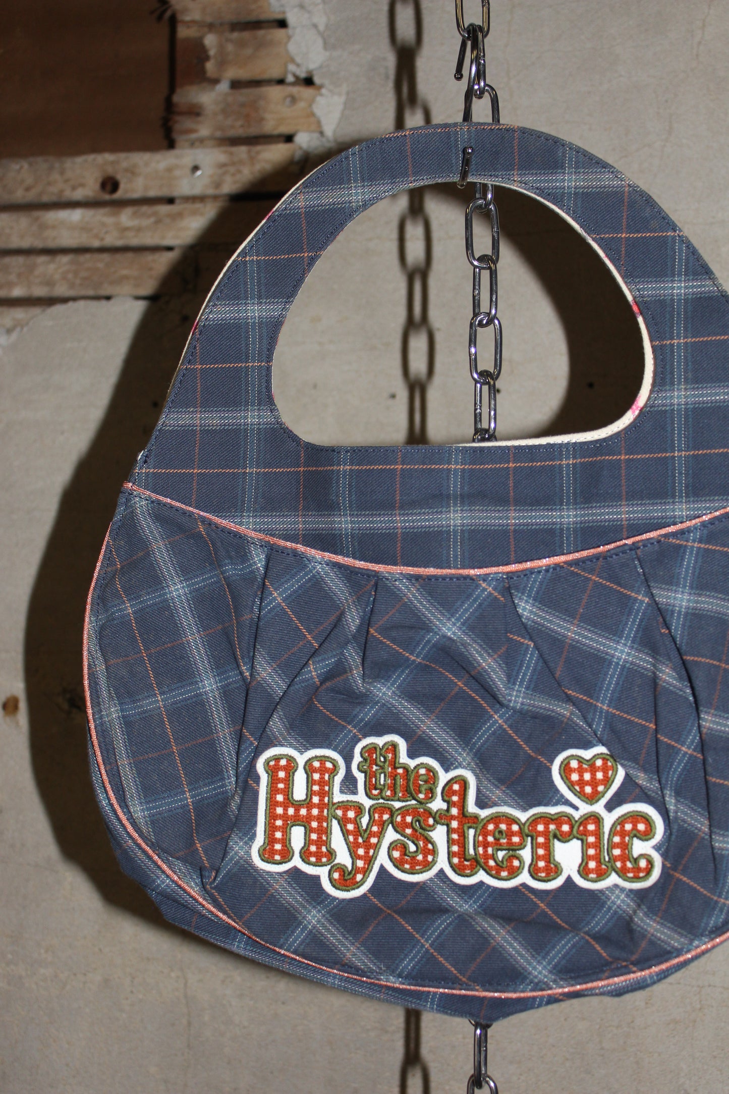HYSTERIC GLAMOUR PLAID PURSE