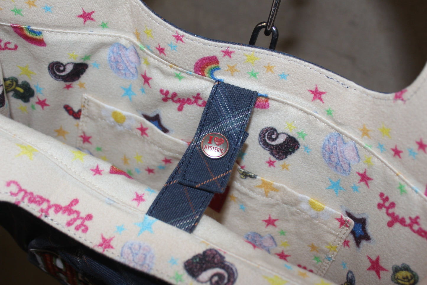HYSTERIC GLAMOUR PLAID PURSE
