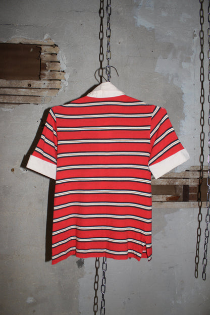 VIVIENNE WESTWOOD STRIPED POLO TEE