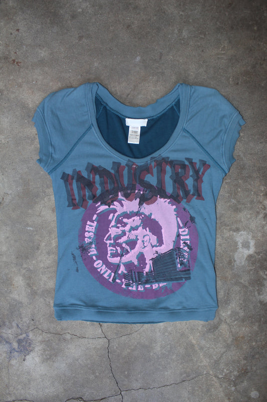 DIESEL MOHAWK GRAPHIC TEE