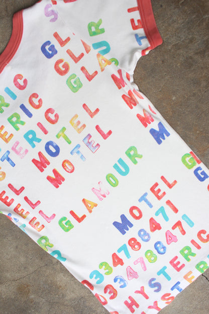 HYSTERIC GLAMOUR MOTEL SEX GRAPHIC TEE
