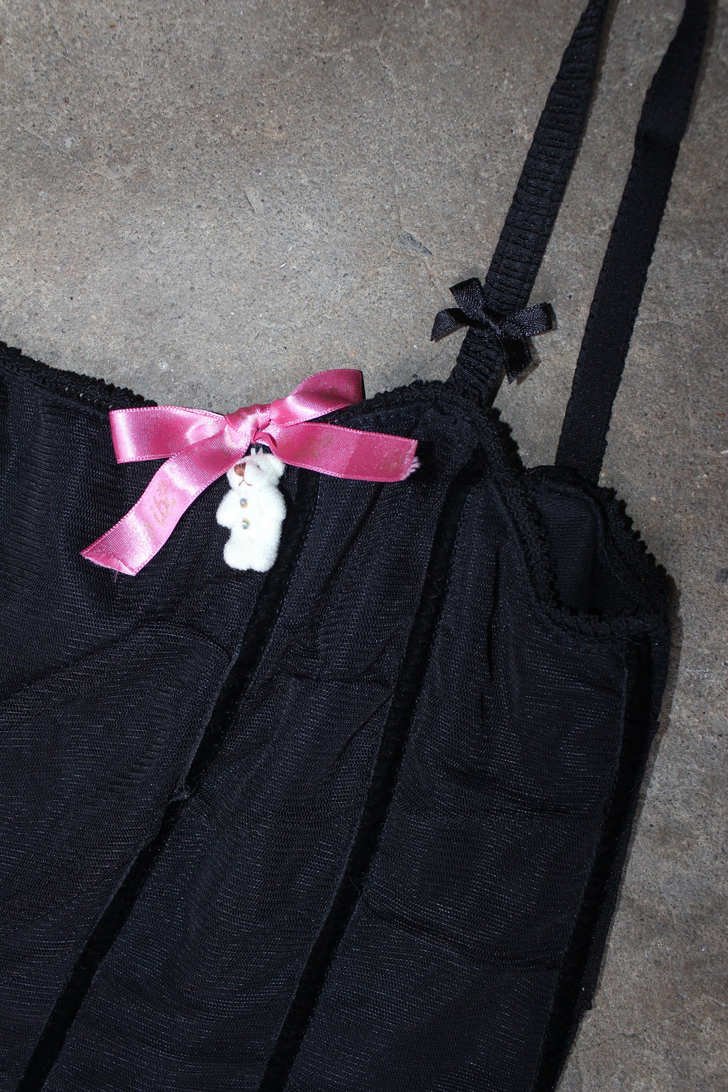 EURO LABEL MESH CORSET TOP