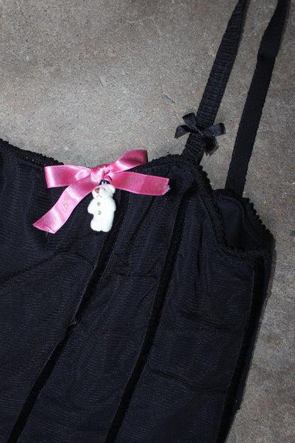 EURO LABEL MESH CORSET TOP