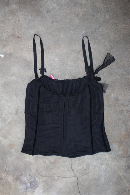 EURO LABEL MESH CORSET TOP