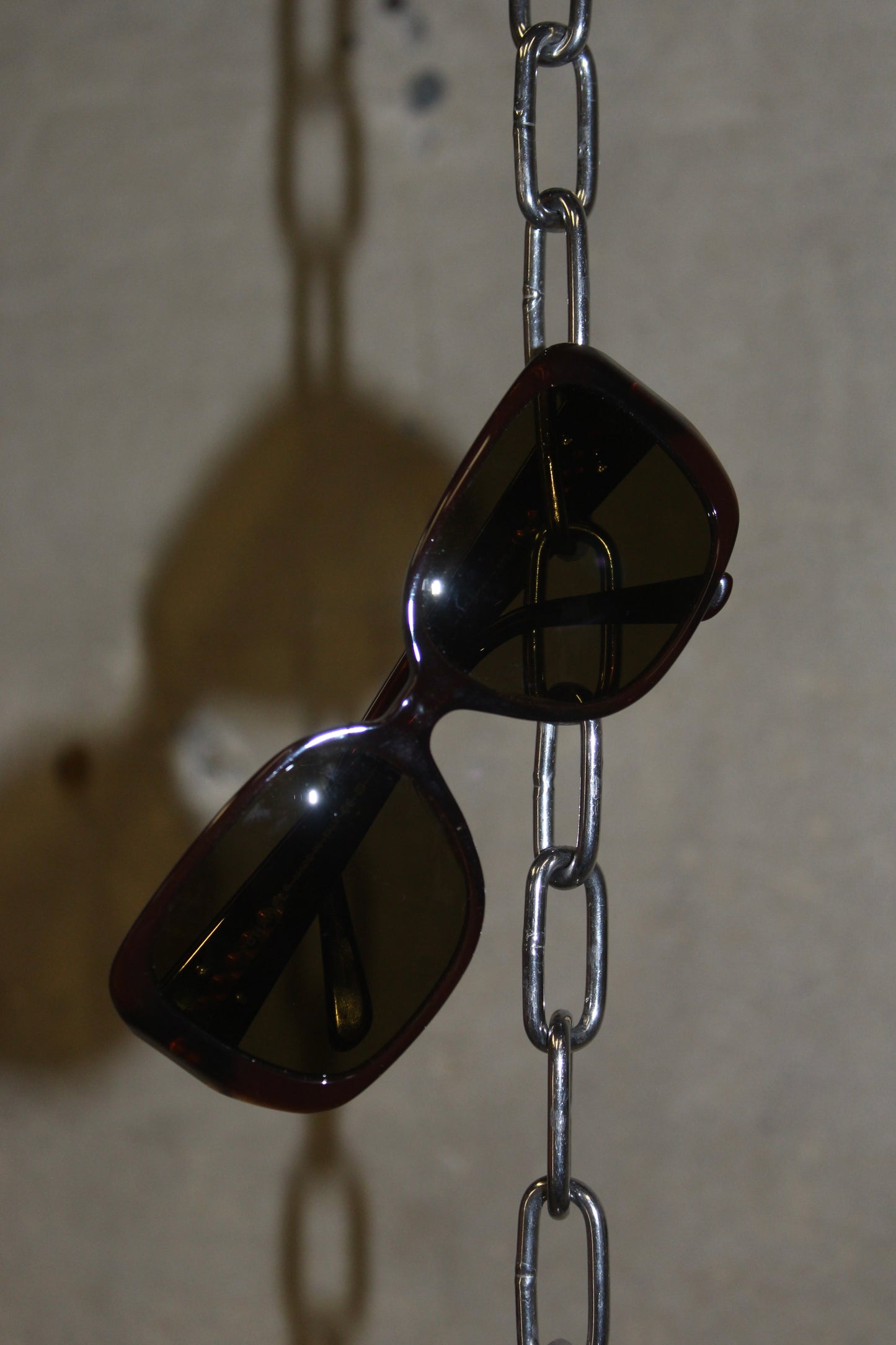 CHANEL OVERSIZED ACETATE SUNGLASSES