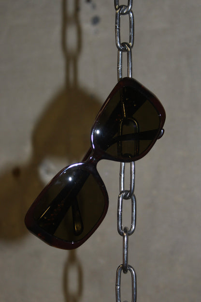 CHANEL OVERSIZED ACETATE SUNGLASSES