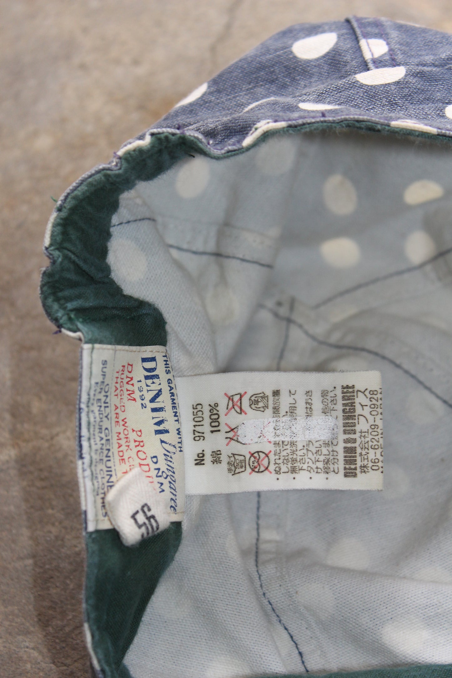 JAPANESE LABEL POLKA DOT HAT