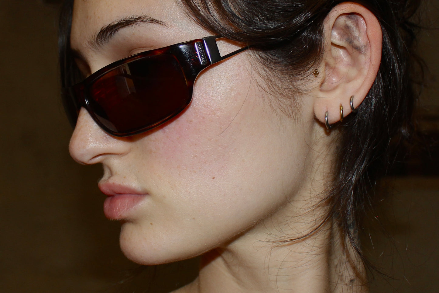 MIU MIU BROWN SUNGLASSES